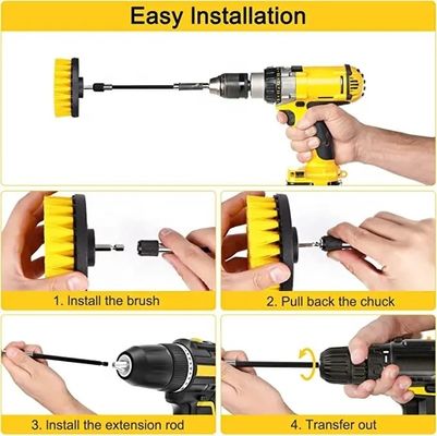 Bohrbürste für die Reinigung - Power Scrubber Brush Towel Kit mit Extend-Befestigung für Auto View More
