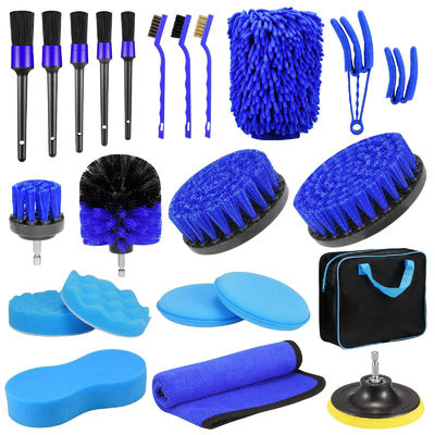 Warm verkaufen 23Pcs Auto Detail Pinsel Set mit Carry Bag All-Purpose Rein für die Reinigung Innen, Außen