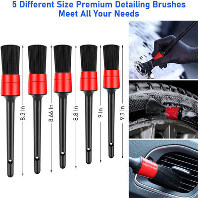 20 Stück Auto Rad Reinigung Reifen Bürste Set Detail Kit Räder Rand Bohrer Detail Bürsten Waschen
