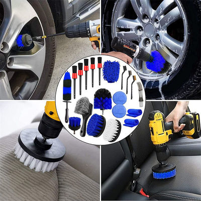 20 Stück Auto Rad Reinigung Reifen Bürste Set Detail Kit Räder Rand Bohrer Detail Bürsten Waschen