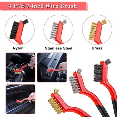 24 Stück Autodetail-Bürste Set Bohrer weiche Bürsten Wasch-Kit mit Reinigungsgel für Innenraum Außenräder Armaturenbrett