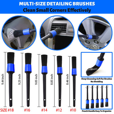 22 Stück Autodetail-Kit Bürsten Set Innenreinigung Mit Auto Bohrer Weiches Bürstchen Anschluss Schwamm Polieren Pads