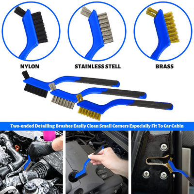 22 Stück Autodetail-Kit Bürsten Set Innenreinigung Mit Auto Bohrer Weiches Bürstchen Anschluss Schwamm Polieren Pads