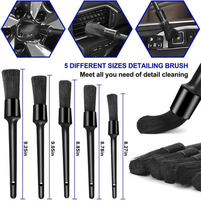 18 PCS Auto-Detail-Bürsten Auto Wasch-Bürsten-Kit zum Reinigen von Auto-Rädern