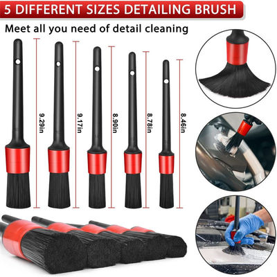 19Pcs Autodetaillierung Pinsel Set Auto Detaillierung Kit für Auto Detaillierung Reinigung Auto Motorrad Innenraum