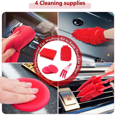 19Pcs Autodetaillierung Pinsel Set Auto Detaillierung Kit für Auto Detaillierung Reinigung Auto Motorrad Innenraum
