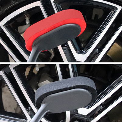 Custom Logo Auto Schaumbürste Mikrofiber Radbürste Applikator Poliersponge