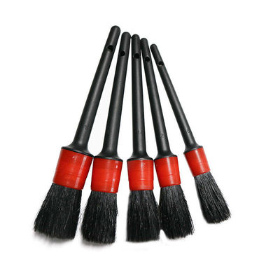 Boar Bristles Innenraum Auto Detail Bürste Pack 5pcs für Leder Reinigung