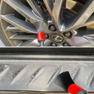 Boar Bristles Innenraum Auto Detail Bürste Pack 5pcs für Leder Reinigung