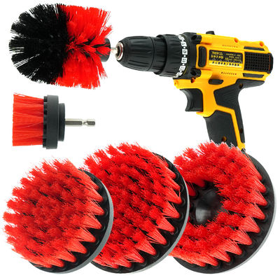 Bohrbürste Anschlüsse Set Allzweck Power Scrubber Reinigungsbürste für Auto-Bad Küche Reinigung
