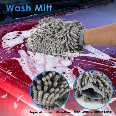 Auto Waschen Mikrofiber Stoff Weiches Breschel Detaillierung Bürste Set 7pcs
