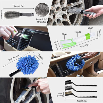 OEM-Bürste für Auto-Detaillierung Langgriff Mikrofiber-Bürste für Autowaschmaschinen