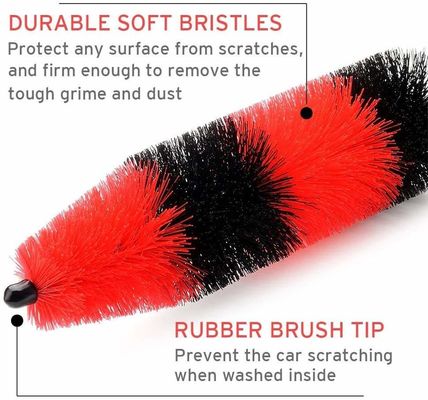 12PCS Auto Car Detail Brush Vent Reiniger Tool Kit für Reifen Armaturenbrett Innen Außen