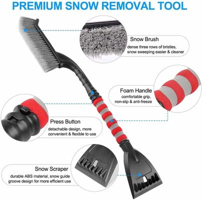 Trennbarer, ausdehnbarer Schneebürste Auto Windschutzscheibe Eiskraber-Kit