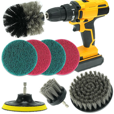 8 Paket Elektrische Bohrrad Reinigungsbürste Set Stromschrubber Bürste Set für Bohren