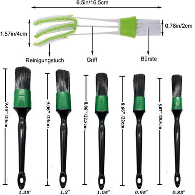 Grün 11Pcs Bristle Auto Lüftungsreiniger Bürste Duster Set für Klimaanlage