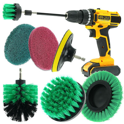 Flächeneinstellungs-Flammenbohr-Bürsteinlage-Radreiniger-Scrubber-Set