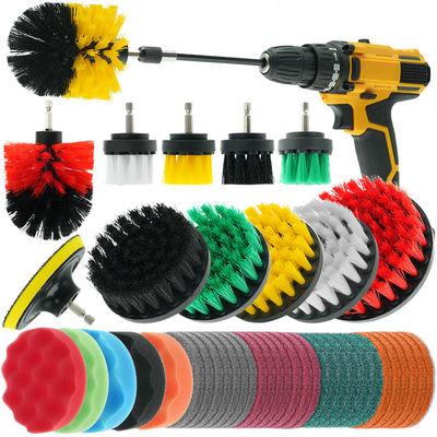 Individuelle Reinigungsbürste Anschluss Dusche Bohrer Bürste Reinigung Pad 35 Stück