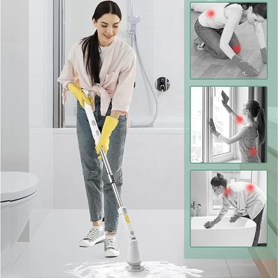 Batteriebetriebene elektrische Spin-Scrubber-Reinigungsbürste 2500mAh