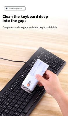 Rückziehbarer Stift Computer Tastatur Reinigung Bürste Kit für Ohrhörer 10 in 1