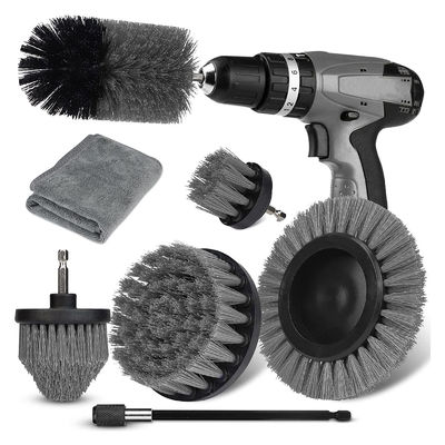 Graue Bohrbürste Erweiterung Scrubber kabellose 9PC Custom
