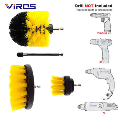 5 Stück Bohrmaschine Putzbürste Power-Scrubber für Teppich Küche Auto Rad Brille Reinigung
