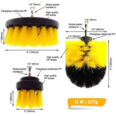 Langlebige Bohrbürste mit individueller Farbe
