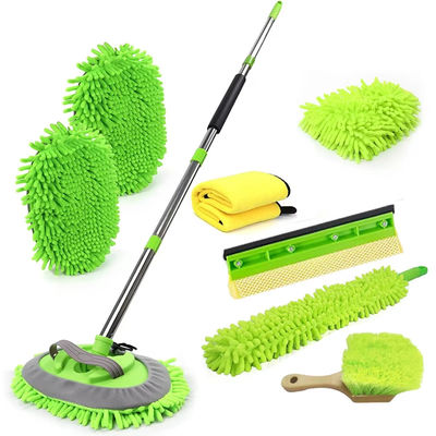 Autowaschen Mop Rad Bürste Auto Reinigung Kit Windschutzscheibe Fenster Squeegee