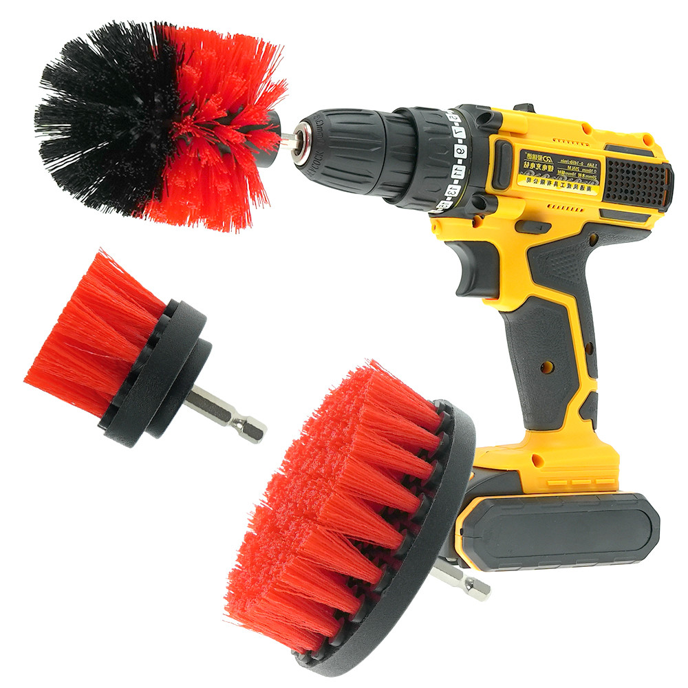 Bohrbürste Anschluss Set Allzweck Power Clean Scrubber Bürste Für Küche Badezimmer Reinigung