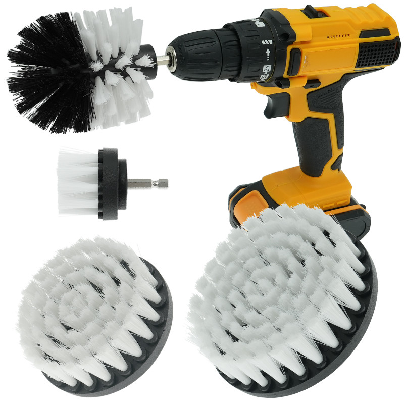 2.5 Zoll Bohrmaschine Schrubber Bürste Power Schrubber Bürste Bohrmaschine Anschluss für Auto Detail