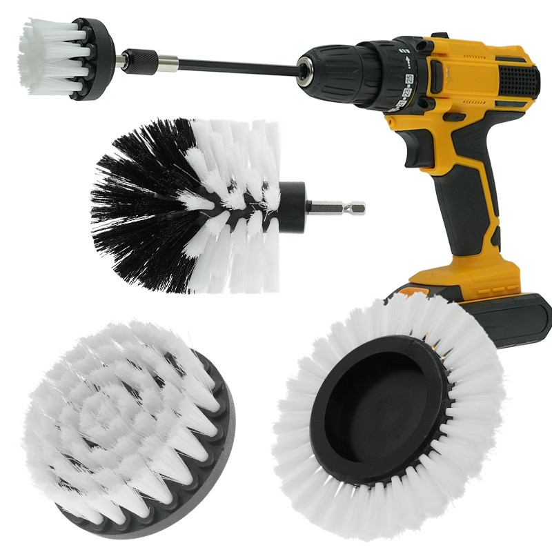 Rotary Electric Power Drill Scrub Brush Kit für die Reinigung von Fußbodenteppich