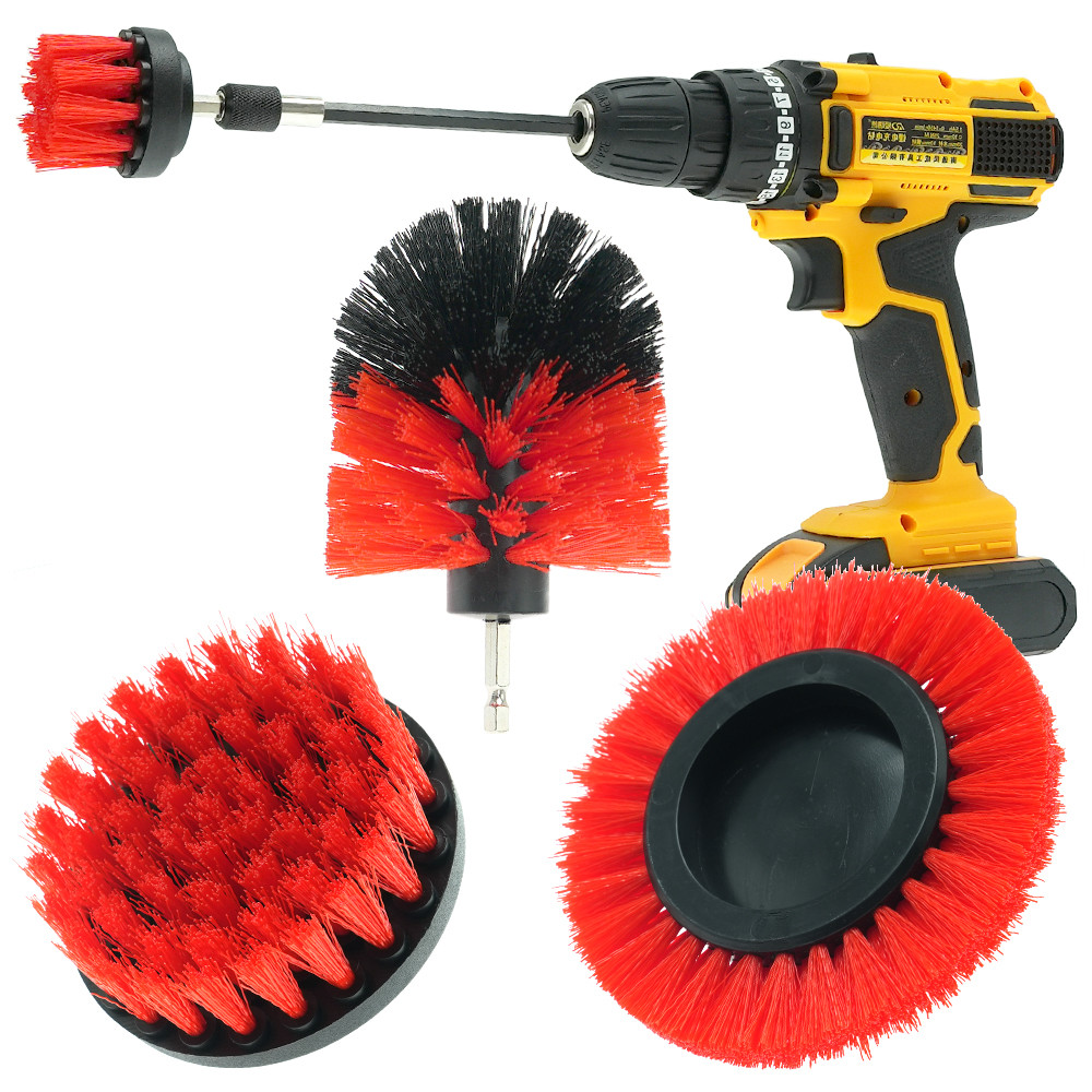 5Pack Badezimmerbohrer Reinigung Toilettenbürste Bohrstück Anschluss Set
