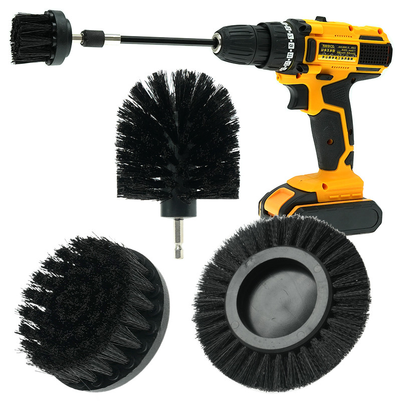 Anpasste Power Reinigung Bohrer Scrub Bürste Grube Reinigungsbürste für Bohrer