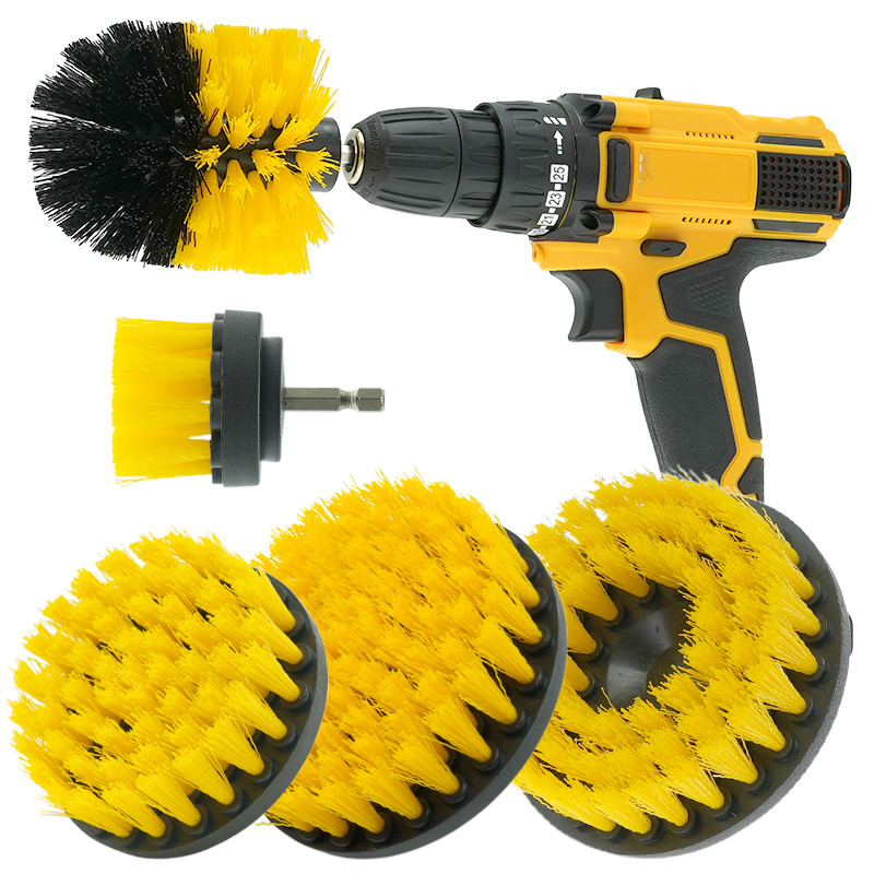 Bohr-Scrub-Bürsten-Kit 5 Pack Power-Scrubber-Reinigungs-Bürste-Anlage-Set