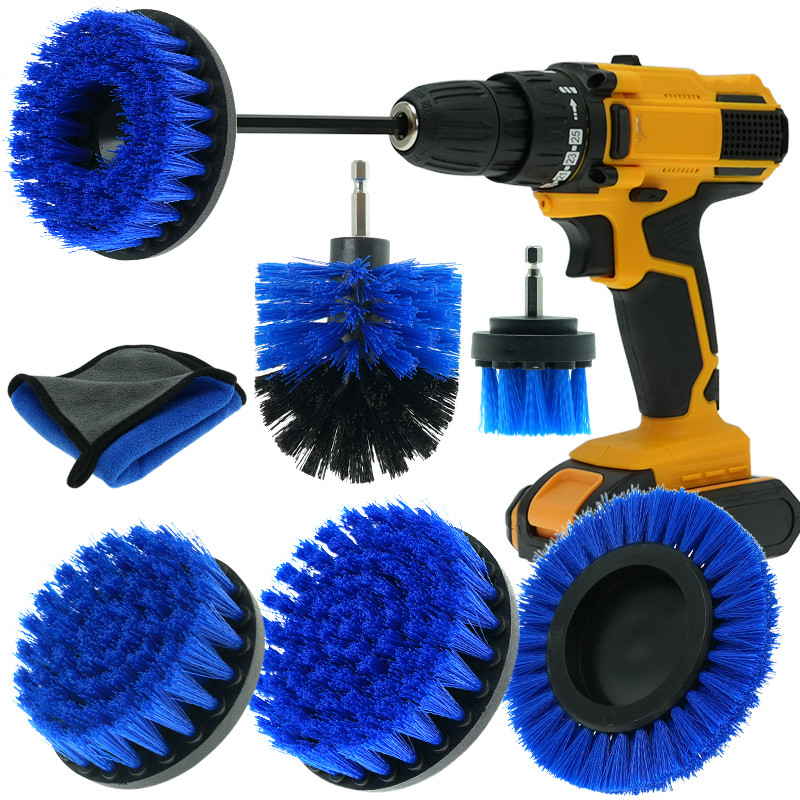 Polypropylen Bohrbürsteinheit Spin-Scrubber-Bürsteinheit Auto Detail
