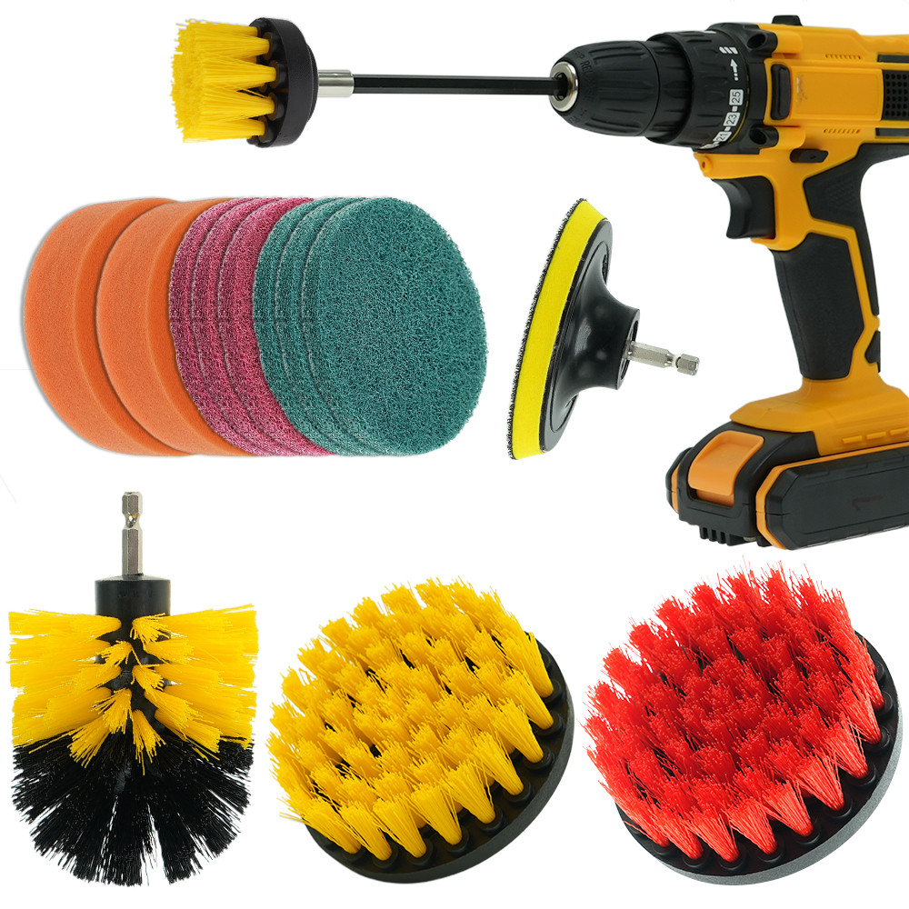 Exw Preis 14Pcs Bohrbürste Set Reinigung Küche Power-Scrubber Set