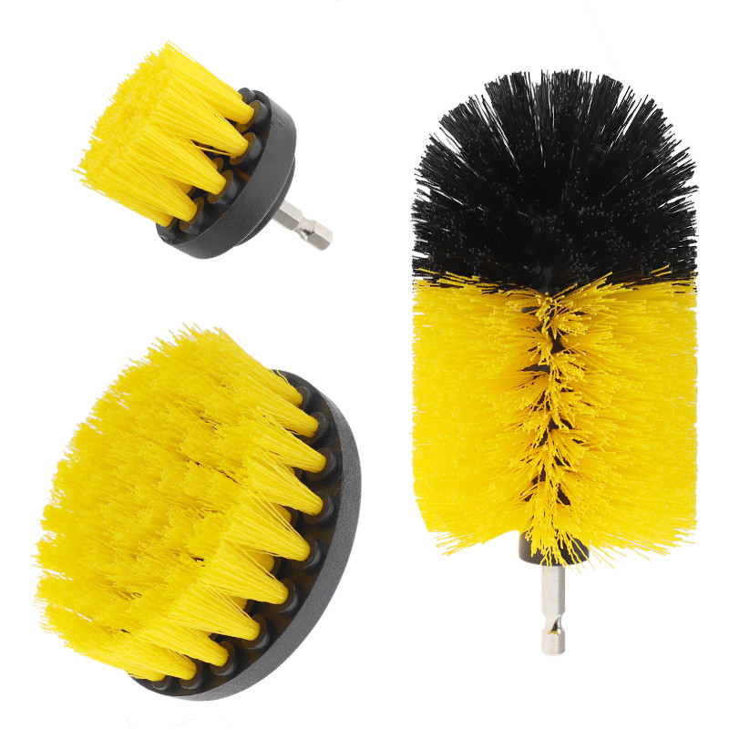 3 Stück elektrische Power-Scrubber-Bohrbürste Set Power-Scrubber-Bürste Set für Reinigung