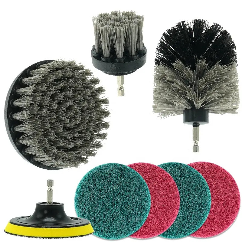 Oem 8pc Bohrbürste Set Power-Scrubber Badezimmer Auto Reinigung