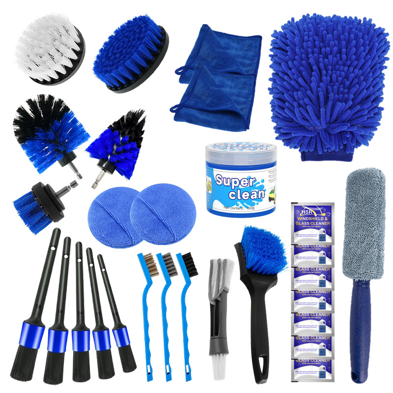 29 PCS Custom Logo Auto Detail Pinsel Set mit ergonomischem Design