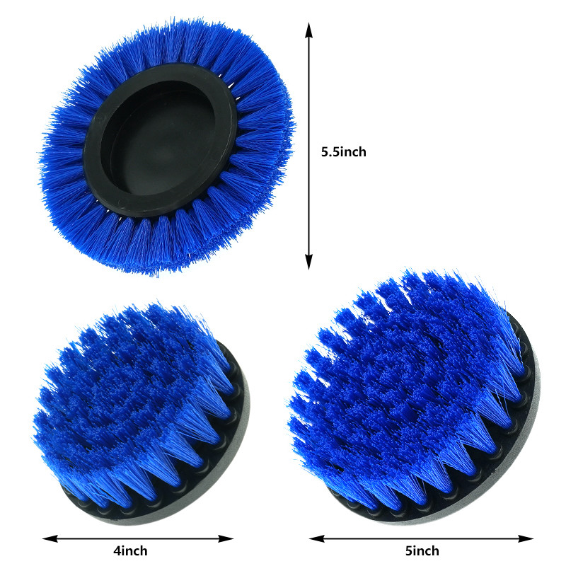 Rosh-zertifizierte Langlebigkeit Blaue Farbe Mittlere Bürstenhärte Bohrbürsten-Kit