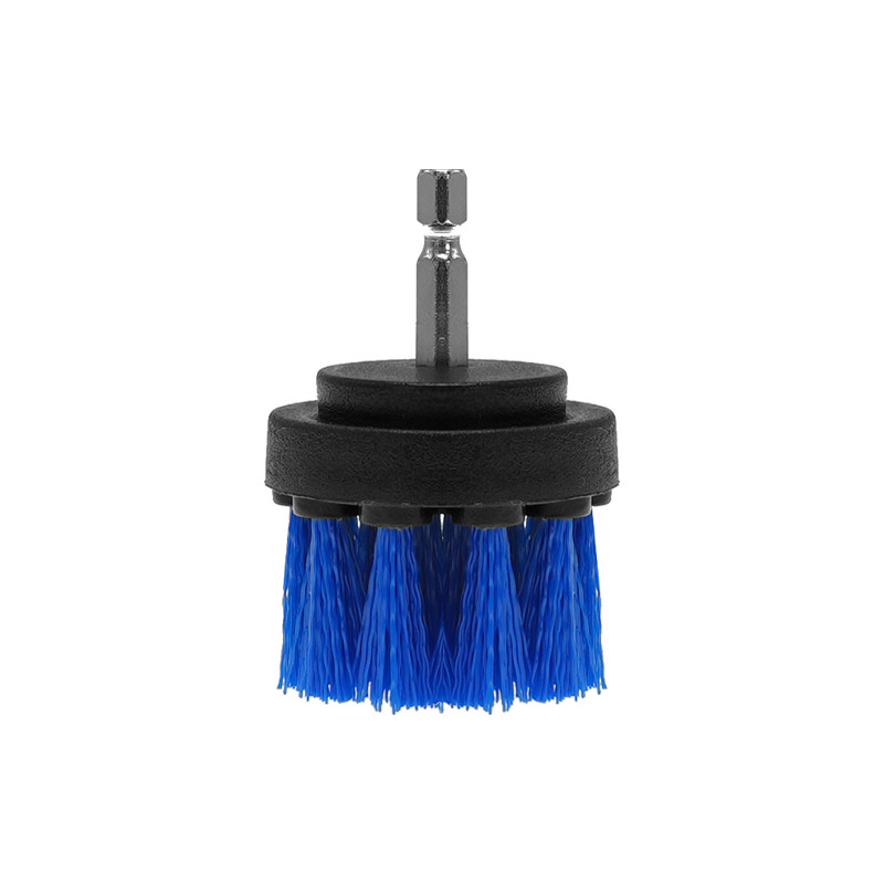 Lange blaue Bristle 2 Zoll Durchmesser mittlere Steifigkeit angetriebene Reinigung für kabellose Bohrer