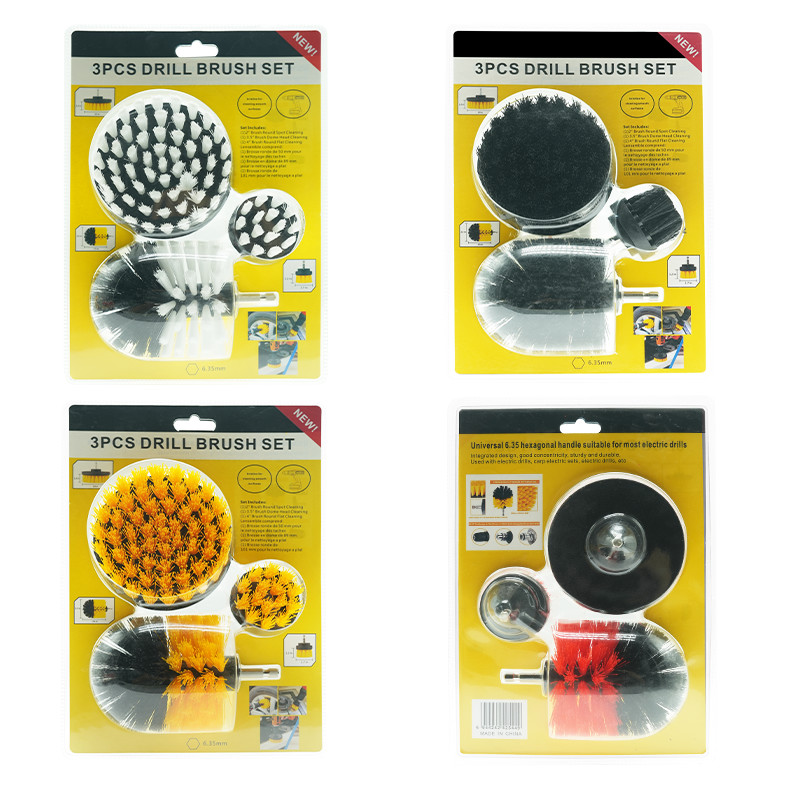 Mehr Farbpinsel-Scrubber-Bohrgeräte mit mittlerer Pinsel