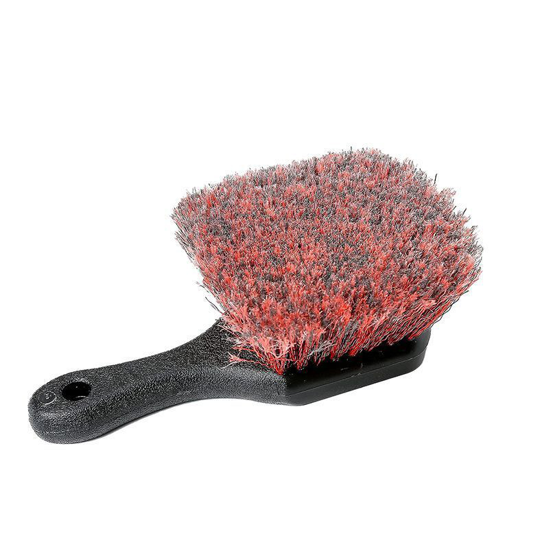 Profi-Hard Bristle-Auto-Detail-Bürste mit roter Farbe