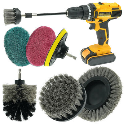 8pc Bohrbürste Set Power Scrubber Badezimmer Auto Reinigung für das Auto
