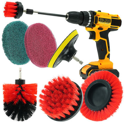 Kabellose Bohrbürste Anschluss Elektrische Schrubber 8Pcs Kit