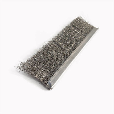 20 mm Tür Industrie Streifen Bürste Krümmte Stahldraht Metall